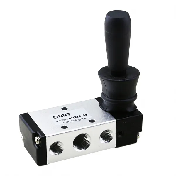 Customizable 5 Way 2 Position Pneumatic Hand Lever Valve 4H210-08 Exhaust G1/8 G1/4 Gas Hand Pull Valve Structurally Controlled