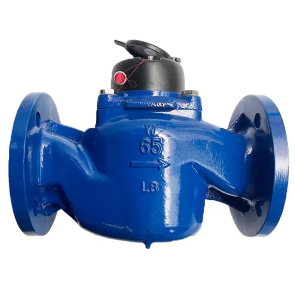 Medidor de agua vertical de ala espiral IoT de gran diámetro