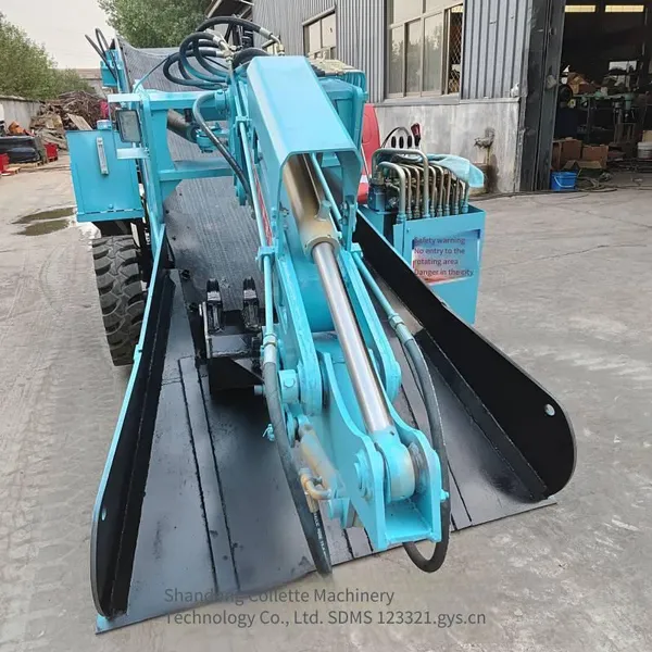 Crawler Scraper Slag Remover for Slag Discharge in Mine Ramps and Underground Tunnels, Telescopic and Foldable Slag Raking Equipment photo-2