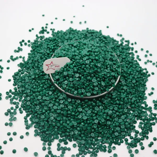 PVC Compound for Wire Mesh Plastic Granule for Fencing photo-4