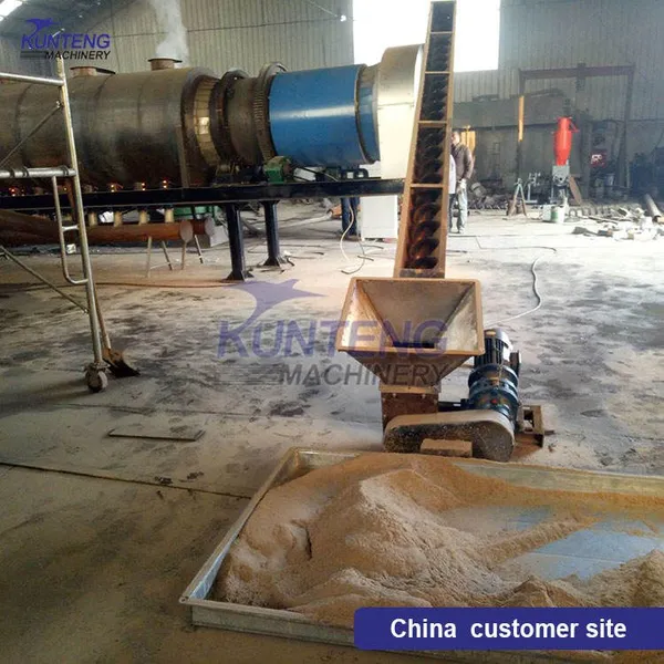 Continuous Rotary Biochar Making Machine Activated Carbon Black Powder Charcoal Carbonization Production Line EPC photo-5