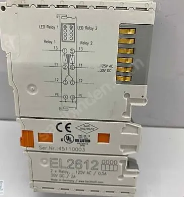 BECKHOFF EL2612 EtherCAT 2 Channel Relay Output Module Changeover Contact 125V AC 30V DC Industrial IO Terminal PLC Automation photo-5
