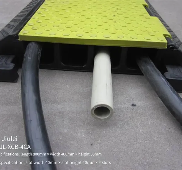 Jiulei Brand Jl-xcb-4ca Rubber and Plastic Bridge Belt (picture) - Length: 800mm * Width: 400mm * Height: 50mm - Slot Width: 40mm * Slot Height: 40mm * 4 Slots photo-5