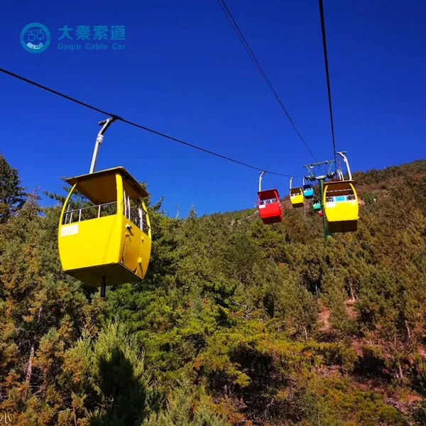 Amusement Park Outdoor Steel Cable Car Safety Features Themed Decor Engaging Ride All Ages 100-500kg Capacity Commercial Use Ropeway Cable Car photo-5