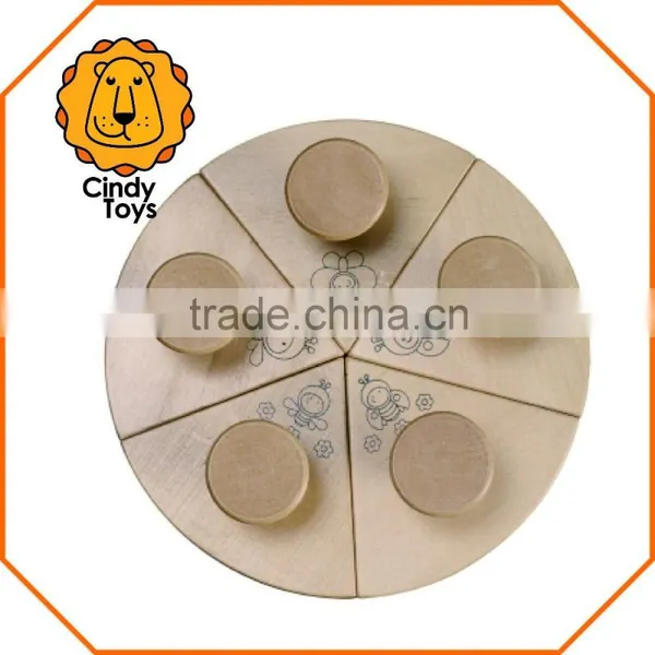 Wooden Mandala Stamps Funny Lnsects 5 Pcs for Kids photo-4