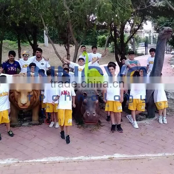 Life-size Automatic Walking Animatronic Dinosaur for Ride photo-4