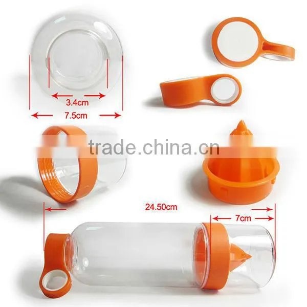 FDA LFGB SGS Approved Tritan Lemon Bottle Fruit Infuser Water Bottle photo-2