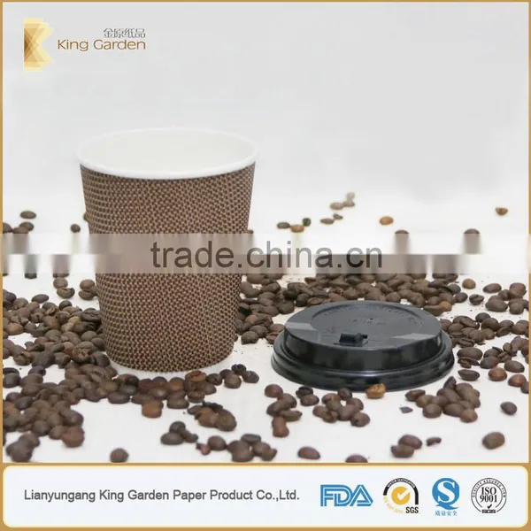 Single Wall /double Wall /ripple Wall Take Away Paper Cups With Lids photo-6