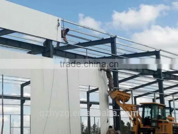 light steel-framed workshop with and size