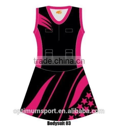 Custom Made Netball Bodysuits Dresses Tops Skirts Sublimation photo-2