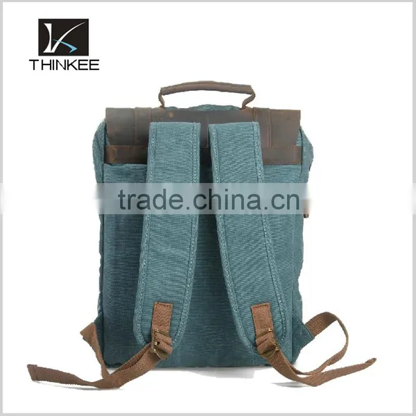 Customized Fashion New Products Various Colors Design Your Logo Canvas Messenger Bag photo-6