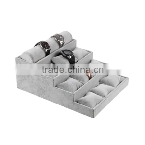 High Quality Velvet Jewelry Watch Display Tray photo-2