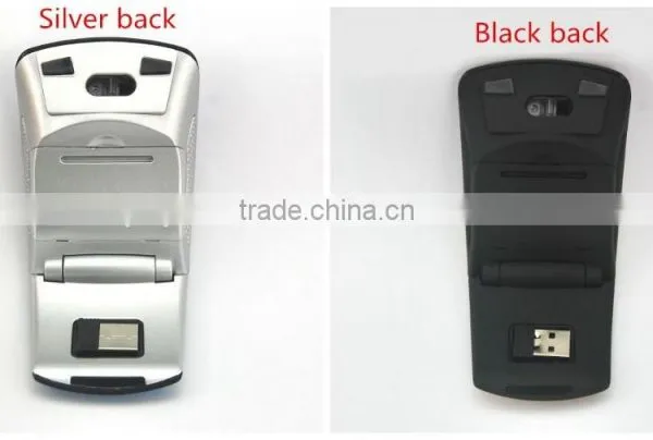 2.4Ghz Foldable Folding Optical Wireless Mouse Portable Slim Mouse USB 2.0 Receiver for Pc Laptop photo-3