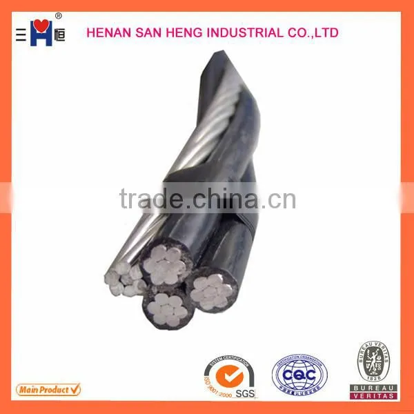 XLPE PE PVC Insulation Material and Aluminum Alloy AAAC Aluminum AAC Conductor Material Low Voltage Twisted Abc Cable photo-4
