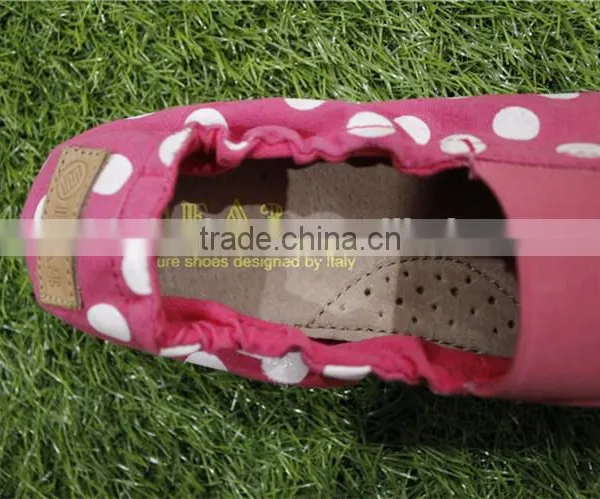 Dot Printing Fashion Women Men Canvas Shoes photo-5