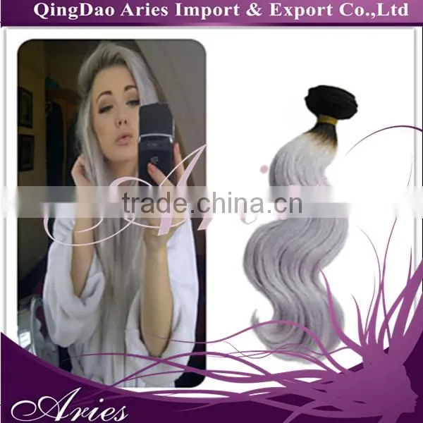 9a Grade Grey Human Hair for Braiding photo-3