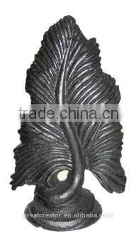 Ancient Gold Scroll Wrough Iron Curtain Rods Finials For 1.25" (31.7mm) Curtain Rods photo-4