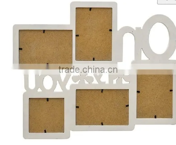 Letter Wood Collage Photo Frame,wedding Decoration,unique Cooletion Picture Frame photo-4