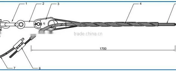 OPGW Tension Clamp Wedge Type Strain Clamp photo-2