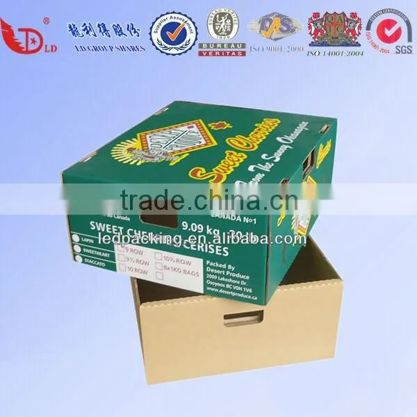 Custom Foldable Corrugated Cardboard Boxes for Fruit Packaging Supplier's Choice photo-5
