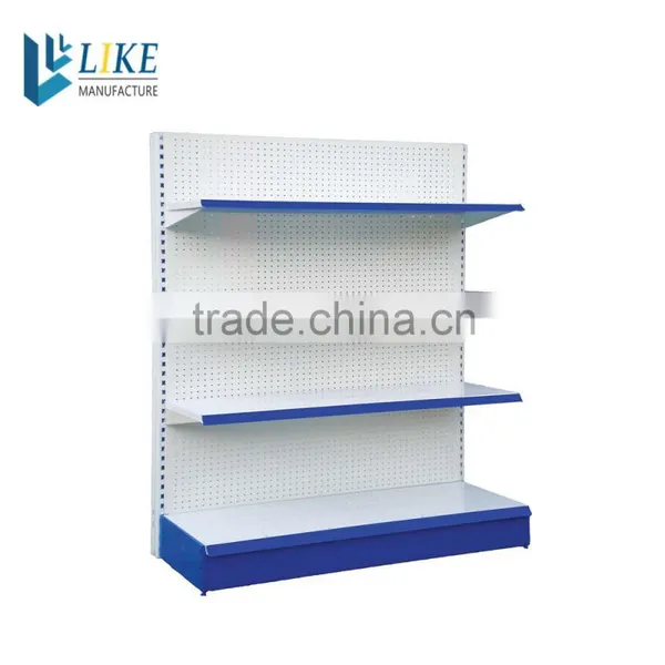 Double Side Multi-function Metal Disply Shelf, Steel Store Shelf photo-3