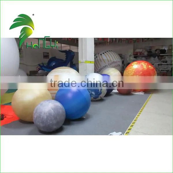 0.18mmPVC LED Solar System NIne Planets Balloon / Cheap Inflatable Planet Ball For Exihibition photo-4