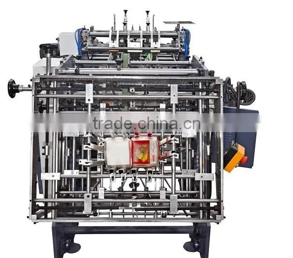 CE Certificate MR-800C Hot Sale Automatic High Speed Carton Erecting Hamburger Box Machine by Water-based Adhesive Glue Sealing Quality Choice photo-3