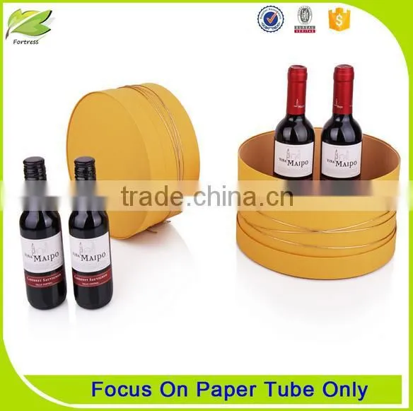 Recycled Round Shaped Single Wine Glass Box photo-6
