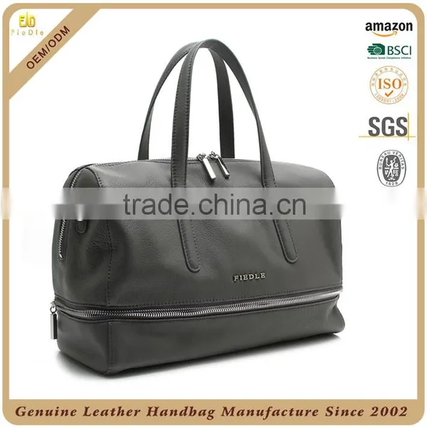 Real Leather Weekend Bag, Unisex Leather Travel Bag, Leather Travelling Handbag, Durable Leather Travelling Handbag for Men Quality Choice photo-3