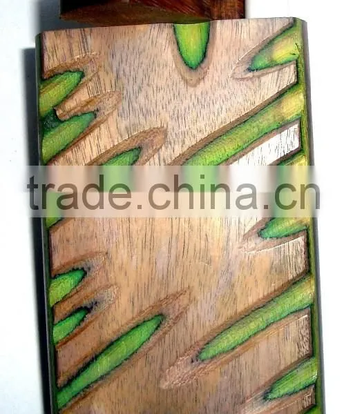 Designed Coloured Wood Dug Out Pipe photo-4