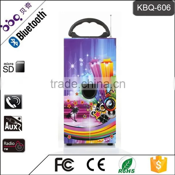 BBQ KBQ-606 10W 1200mAh Best Quality Cost Performance Pro Audio Speakers With Remote Controller