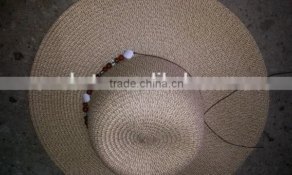 Latest Fashion Hotsale Big Brim Lady Hat Paper Straw Hat photo-4