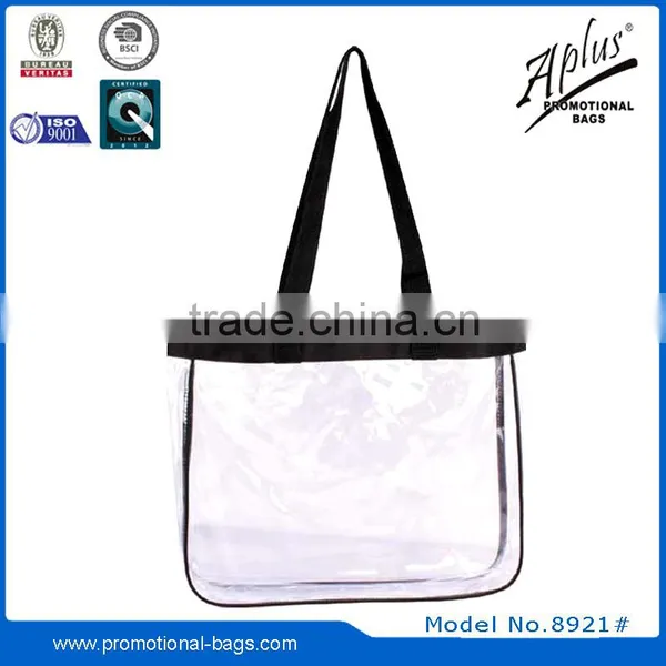 Lightweight Clear PVC Tote Bag With PP String