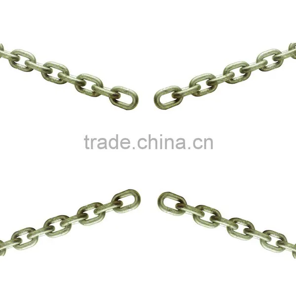 NACM96 Standard Link Chain, Smooth Welded Point Link Chain,Mild Steel Galvanized Link Chain