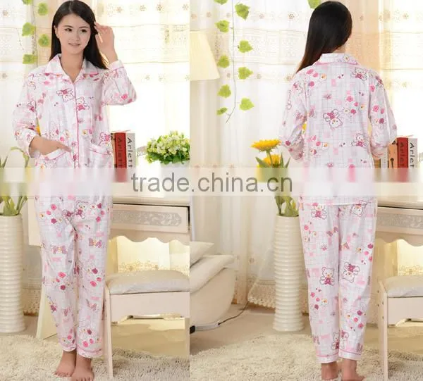 Couple Long Sleeve Printing Pajama Suit photo-5