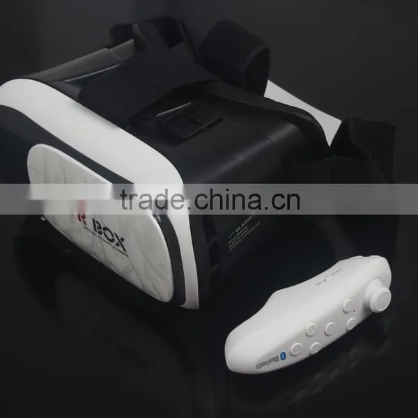 2016 Best Product vr Box 3d Glasses Virtual Reality Headset With Remote Controller/Gamepad for Smartphone photo-2