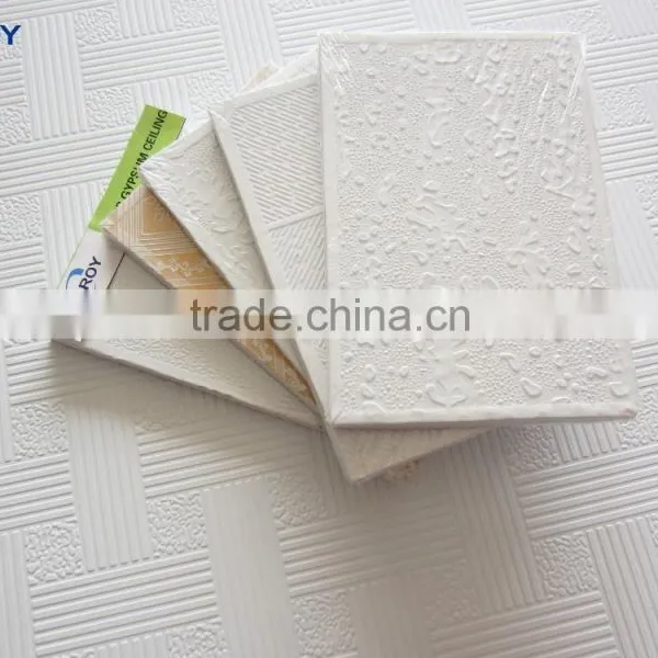 617x617mm x 8/9mm Gypsum Ceiling Designs photo-3