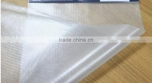 Flame-resistant,cold-resistant 200*300D PVC Transparent Mesh Fabric photo-2