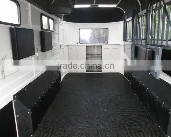 Deluxe Angle Load Horse Floats With Sunshade and Tyre photo-2