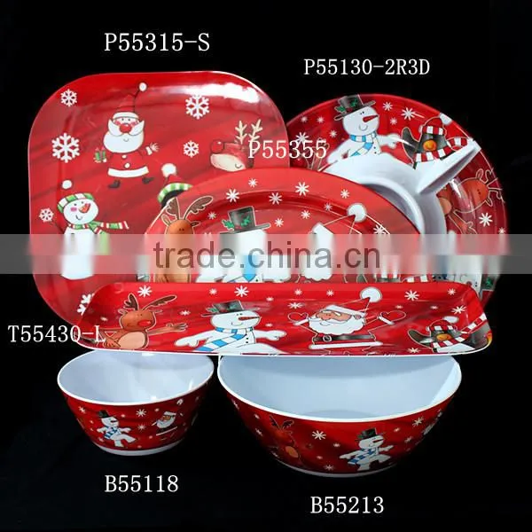 2014 Hot Style Melamine Christmas Dinnerware photo-2