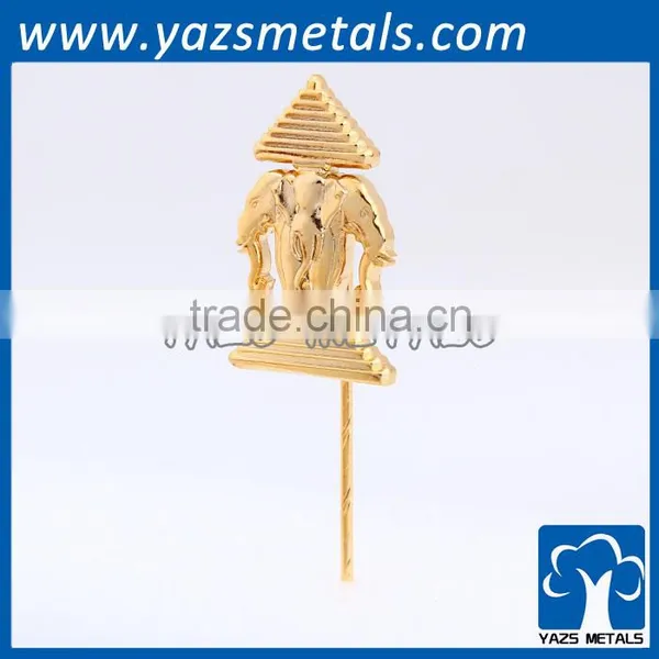 Custom Gold Silver Name Stick Pin Brooch photo-3