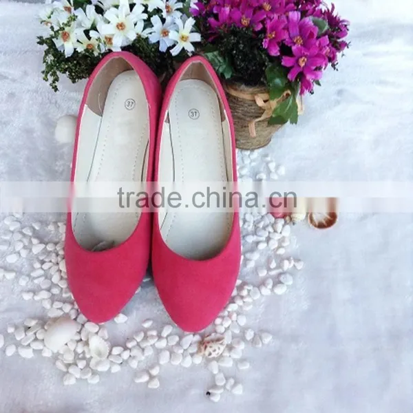 2015 New Women's Flat Shoes Matte Surface Shallow Mouth Single Work Shoes Simple Sexy Female Boat Shoes Wholesale photo-5