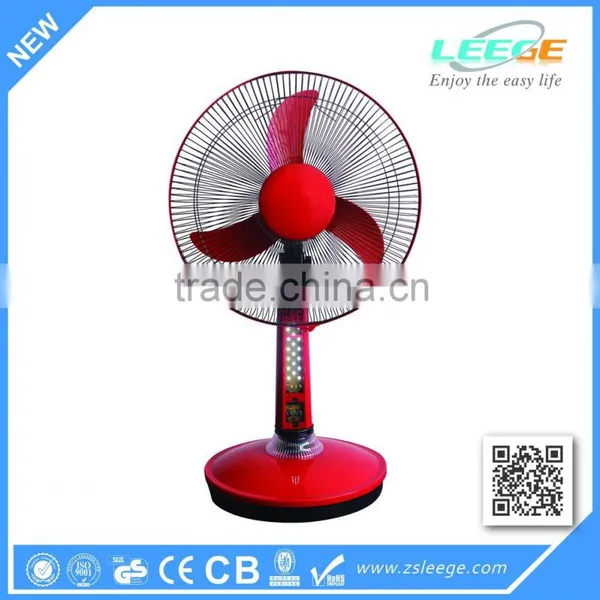 FD-T01 Rechargeable Fan With Light Battery