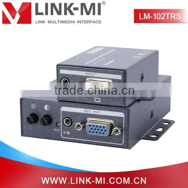 LINK-MI LM-102TRS 200m VGA Extender Sender Receiver Over Cat5 Support Local and Remote VGA Monitors photo-3
