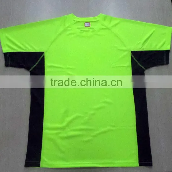 Two Tone Curve Matching Raglan 100% Polyester Dry Fit Woman Sport Wear