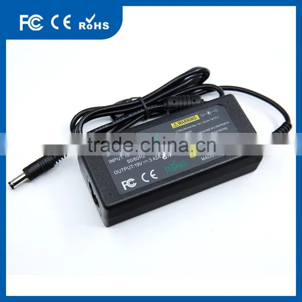 dc Power Adapter for DELTA Electronics 19V 3.42A 5.5*2.5mm Laptop AC Adapter photo-2