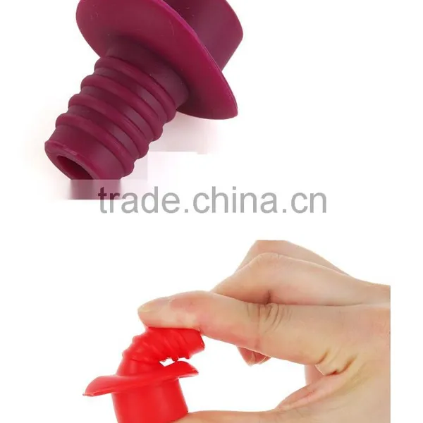 Non-spill Silicone Wine Stopper photo-4