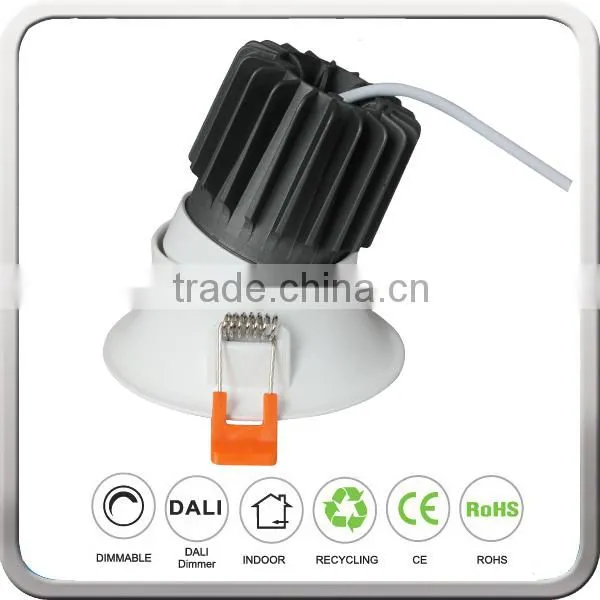 Adjustable Down Light Trimless LED Downlight 9W 12W 1000LM 90mm Coutout photo-6