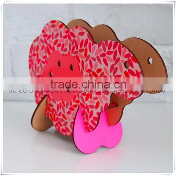 Quality Heat Press MDF Rabbit Toys Imprintable photo-5