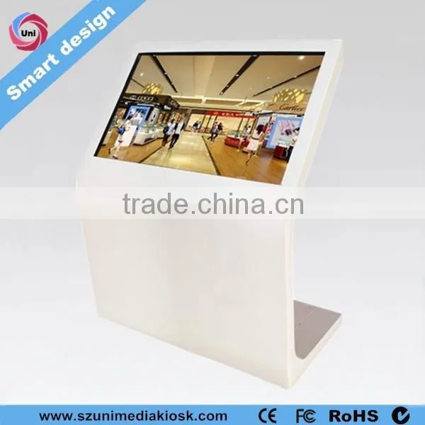 Shopping Mall Floor Stand Wifi HD 42 Inch Horizontal Interactive Information Kiosk